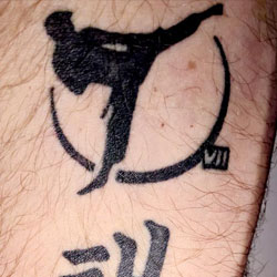 Taekwondo tatovering